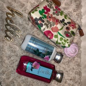 Cute body supplies and bag